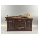 Vintage Jewelry Box & Stringed Instrument