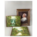 Framed/Signed Landscape Oil Painting & More