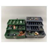2- Vintage Tackle Boxes & Contents