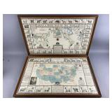 Vintage Sheep & Wool Map of the World & More