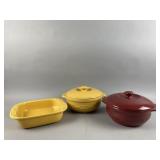 Never Used Longaberger Pottery Crock Pots