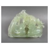 Vintage Hand Carved Jade
