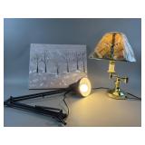 Desk Lamps & Wall Art