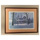 Framed/Signed/# Frost & Gingerbread by J. Barnes