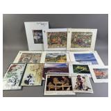 Collection of Illustrated Prints