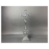 Antique Silver Crucifix