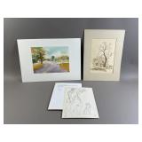 Watercolor Painting, Ink Sketch, & Drawing Prints