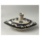 Vtg Hand-painted Pueblo Pottery Canteen
