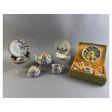 Vtg Japanese Hand Painted Lusterware Tea Sets