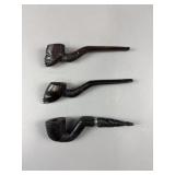 Hand Carved Wood Tobacco Pipes