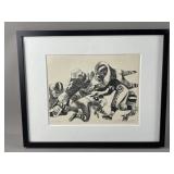 Framed/Signed Lithograph by Martin Fletcher