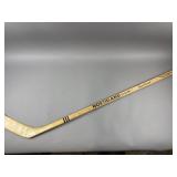 Signed Red Wings Stick Including Rare Sid Able
