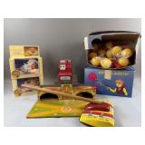 Antique Toys Mini Cash Register & More