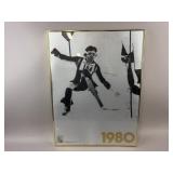 Framed Official Print 1980 Lake Placid Olympics