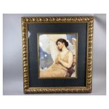 Gilded Wood Framed " Winged Figure"