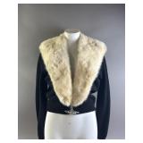 Vtg Black Cashmere Long Sleeve Sweater
