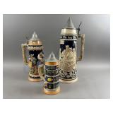 Vintage German Beer Steins