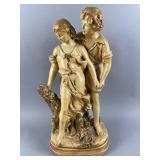 Vintage Marwal Chalkware Sculpture