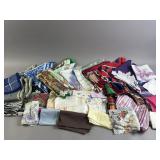 Assortment of Patterned Bandannas & Scarfs