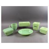 Fire King Jadeite & Uranium Containers & More