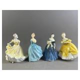 Vtg Royal Doulton Porcelain Figures
