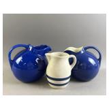 Vtg Halls Pottert Pitcher & More