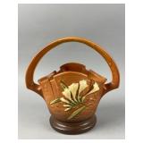 Vintage Roseville Pottery Basket