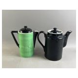Art Deco Style Ceramic Coffee Pots