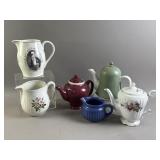 Vtg Ceramic Tea Pots & More