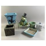 Vtg Hull Pottery Planter & More