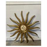 Mid Century Sunburst Hanging Wall Decor