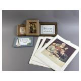 Framed Vtg Home Decor & Prints