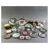 Vtg Mini Dishes, Plates, Vases, & More