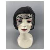 Vtg Ceramic Mannequin Head & More