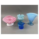 Fenton Colored Glass Vases