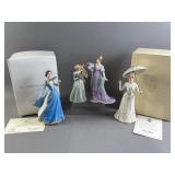 Vtg Lenox Porcelain Figures Lot