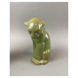 Frankoma Pottery Sitting Puma Figurine