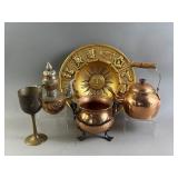 Vtg Copper & Brass Pots & More