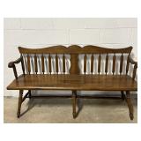 Vtg Rockingham Wooden Bench