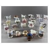 Vintage Miniature Pitchers from Around the World