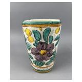 Vintage Italian Majolica Pottery Vase