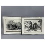 Vtg  Framed Illustration Print by R.Kennedy & More