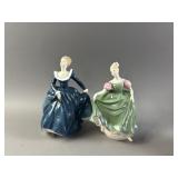 Vtg Royal Doulton Porcelain Figures