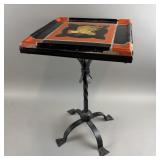Vintage Wrought Iron & Tile Table