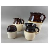 Vintage RRP Co Roseville Small Stoneware Pitcher