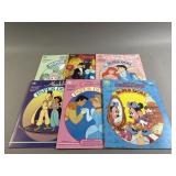 5 Disney & 1 Precious Moments Doll Books