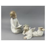 Vintage Lladro 'Angel Laying Down' Figurine & More