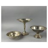 Sterling Silver Pedestal Compote Dish & More