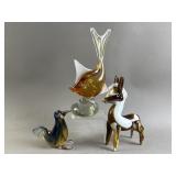 Art Glass Animal Figurines