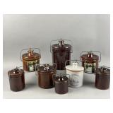 Vintage Stoneware Cheese Crocks
